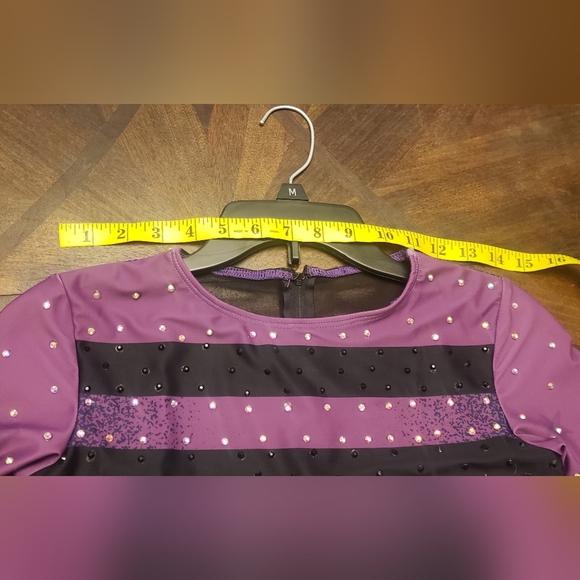 Crayon Purple Kids Costume Rhinestone  Size Adult Medium/Child XL - Picture 11 of 14